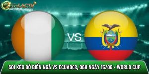 Soi kèo Bờ Biển Ngà vs Ecuador, 06h ngày 15/06 – World Cup